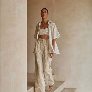 DISSH Linen Palm Pants